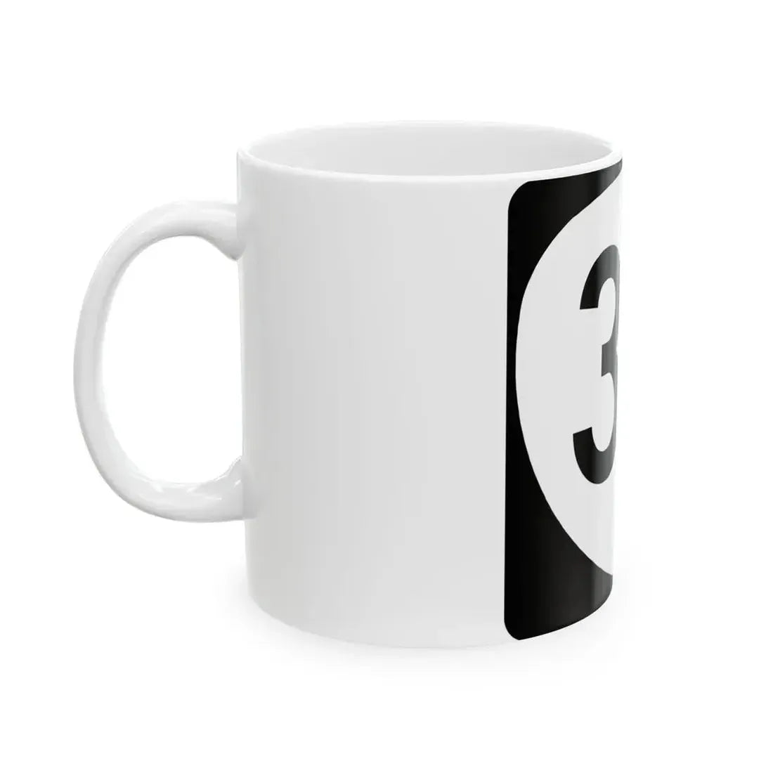 OR 38 (Oregon) (Road Sign) White Coffee Mug - Go Mug Yourself