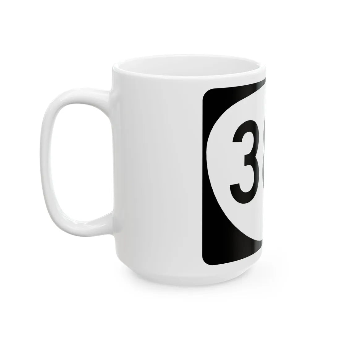 OR 380 (Oregon) (Road Sign) White Coffee Mug - Go Mug Yourself