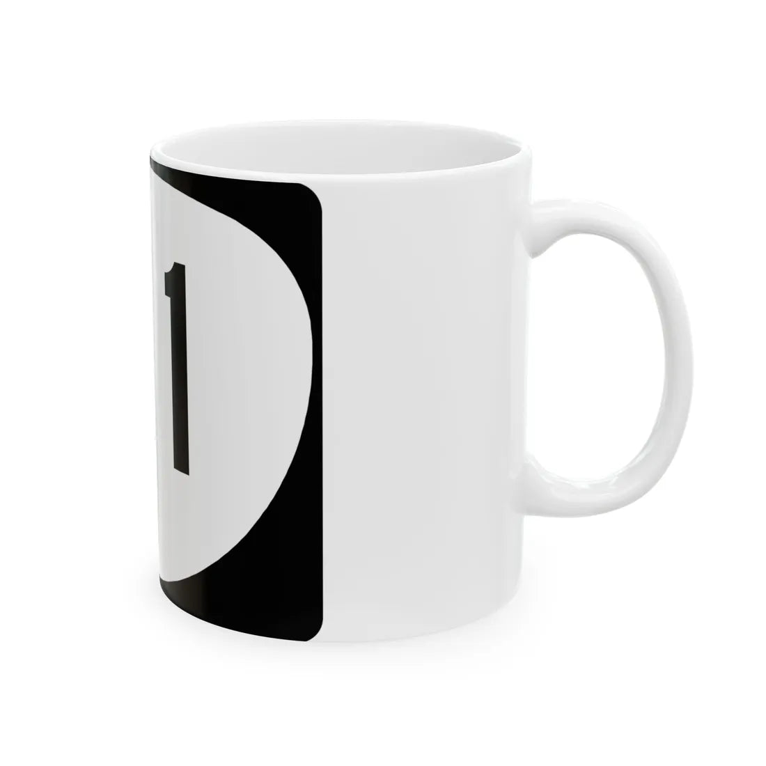 OR 411 (Oregon) (Road Sign) White Coffee Mug - Go Mug Yourself