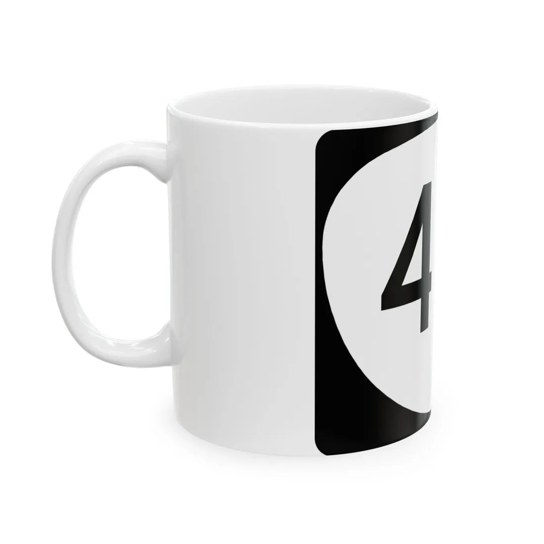 OR 413 (Oregon) (Road Sign) White Coffee Mug - Go Mug Yourself