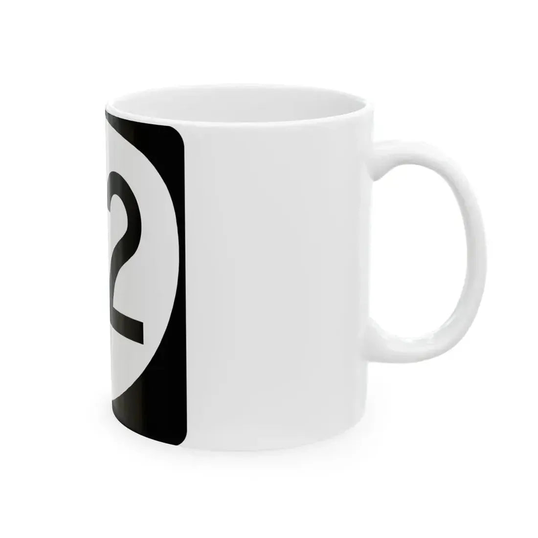 OR 42 (Oregon) (Road Sign) White Coffee Mug - Go Mug Yourself