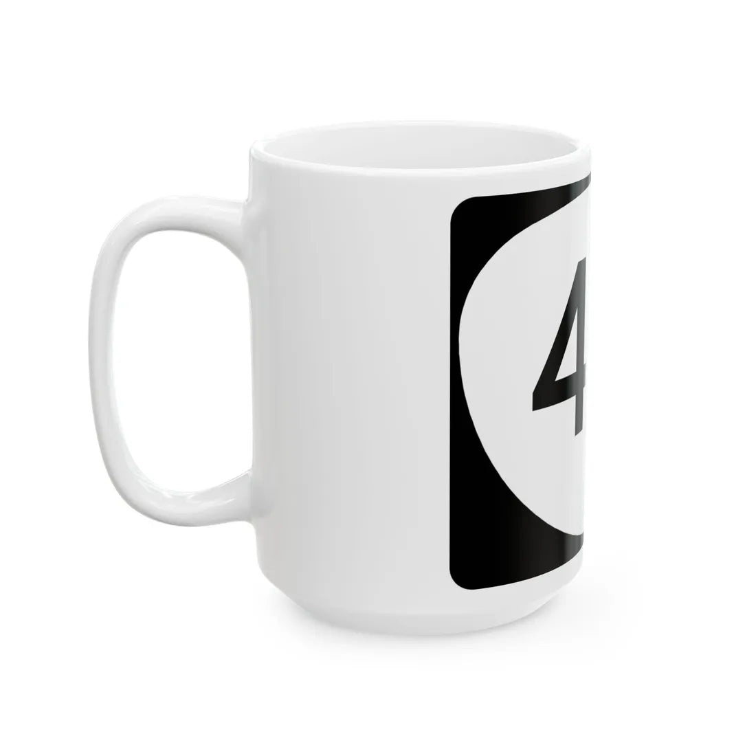 OR 451 (Oregon) (Road Sign) White Coffee Mug - Go Mug Yourself