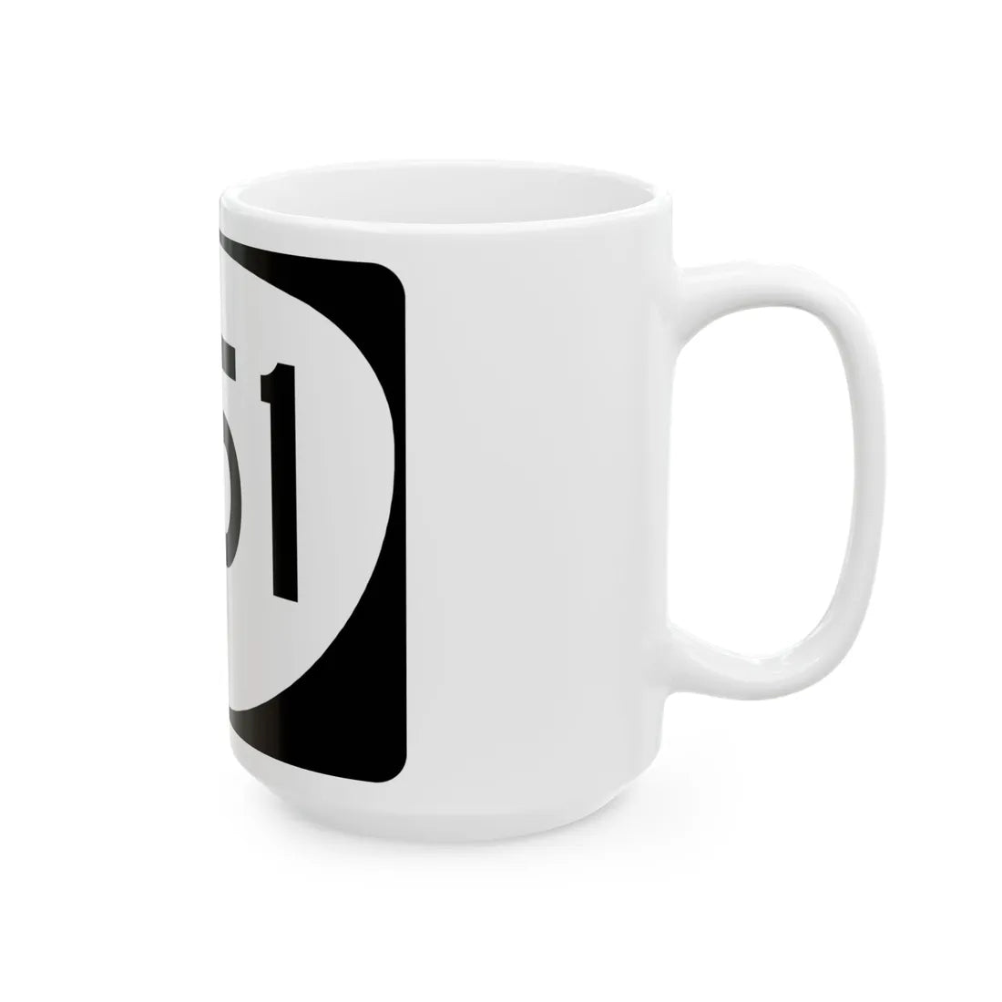 OR 451 (Oregon) (Road Sign) White Coffee Mug - Go Mug Yourself