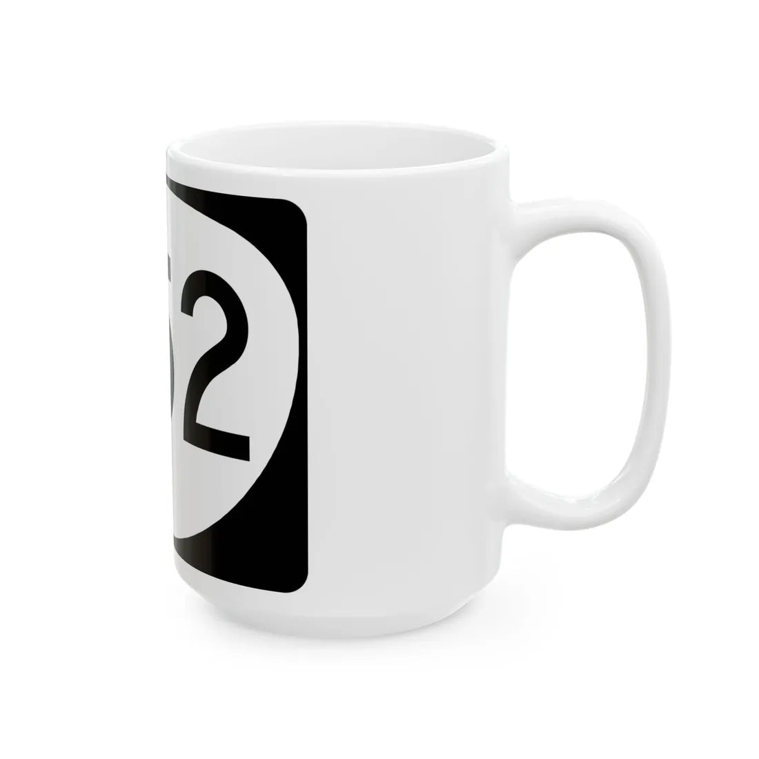 OR 452 (Oregon) (Road Sign) White Coffee Mug - Go Mug Yourself