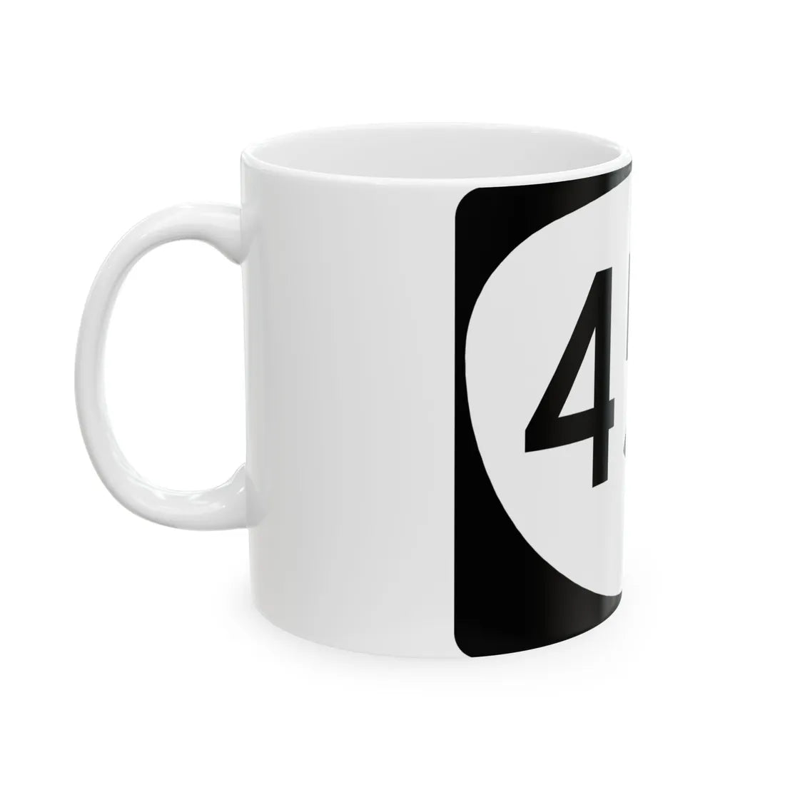 OR 453 (Oregon) (Road Sign) White Coffee Mug - Go Mug Yourself