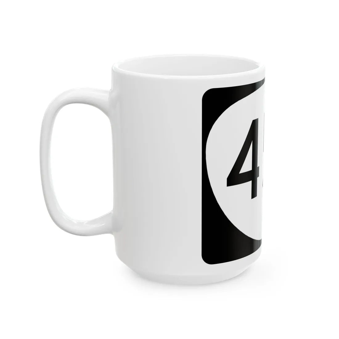 OR 454 (Oregon) (Road Sign) White Coffee Mug - Go Mug Yourself