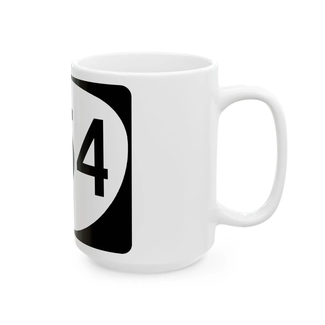 OR 454 (Oregon) (Road Sign) White Coffee Mug - Go Mug Yourself