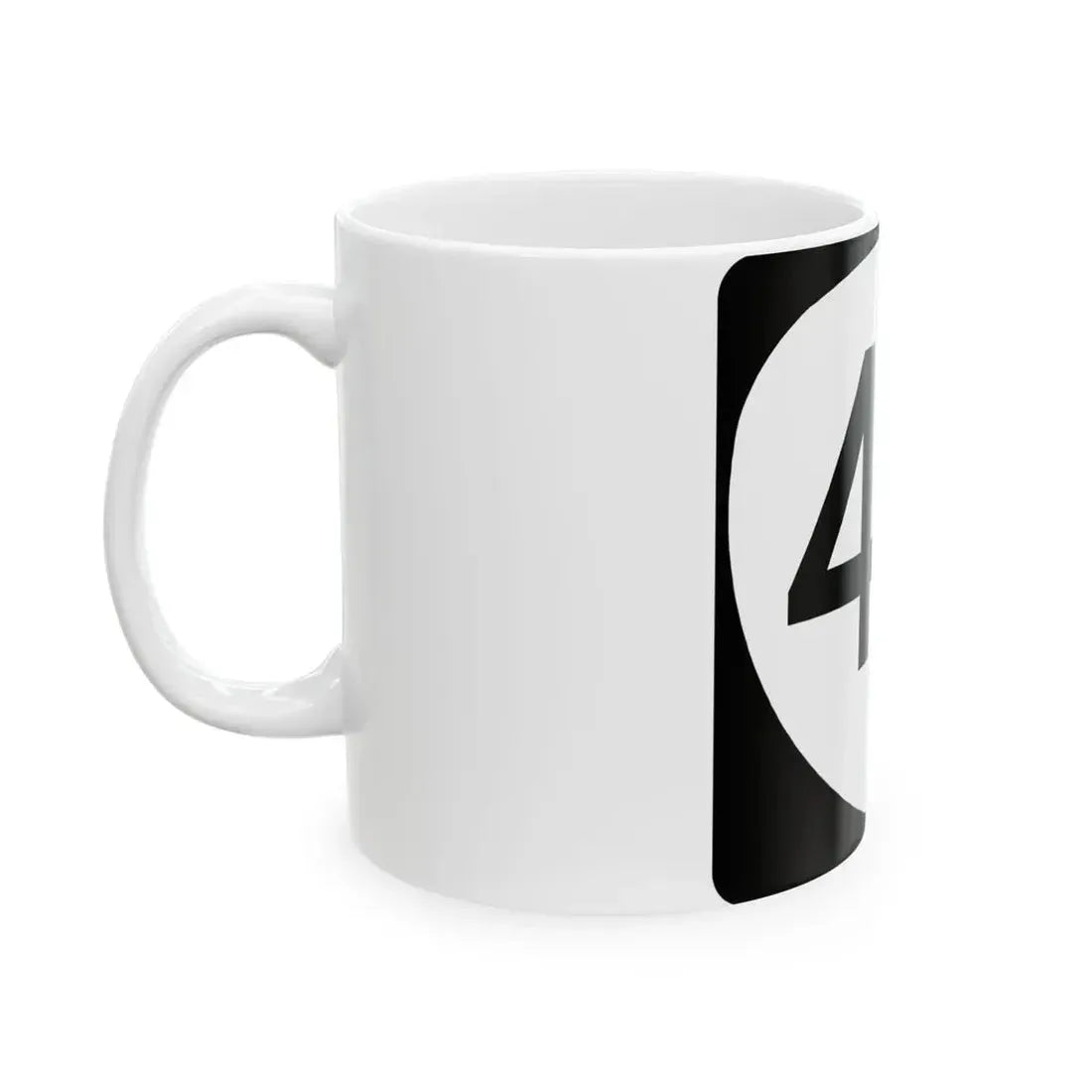 OR 46 (Oregon) (Road Sign) White Coffee Mug - Go Mug Yourself