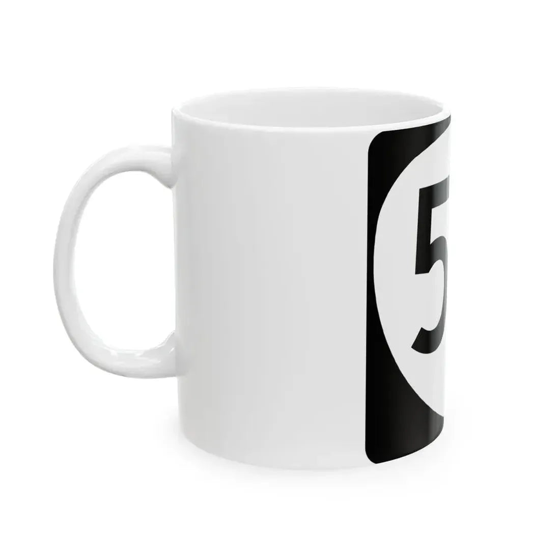OR 50 (Oregon) (Road Sign) White Coffee Mug - Go Mug Yourself