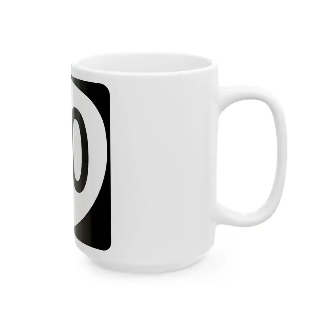 OR 50 (Oregon) (Road Sign) White Coffee Mug - Go Mug Yourself