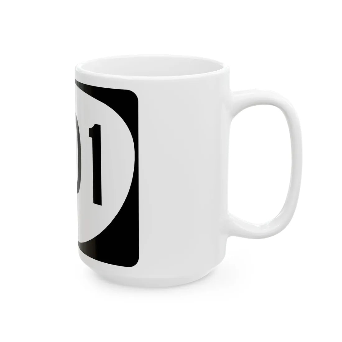 OR 501 (Oregon) (Road Sign) White Coffee Mug - Go Mug Yourself
