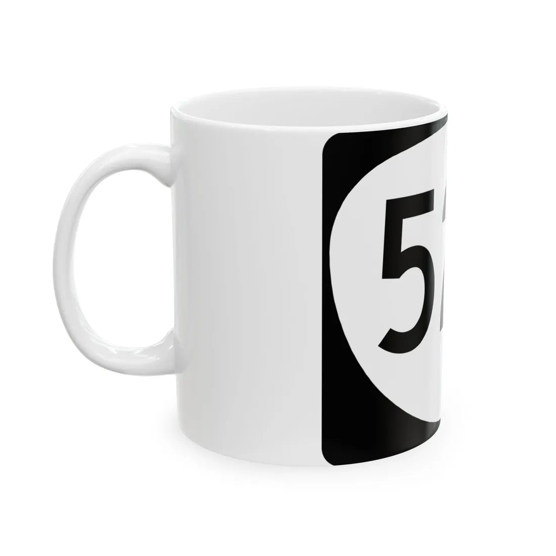 OR 528 (Oregon) (Road Sign) White Coffee Mug - Go Mug Yourself