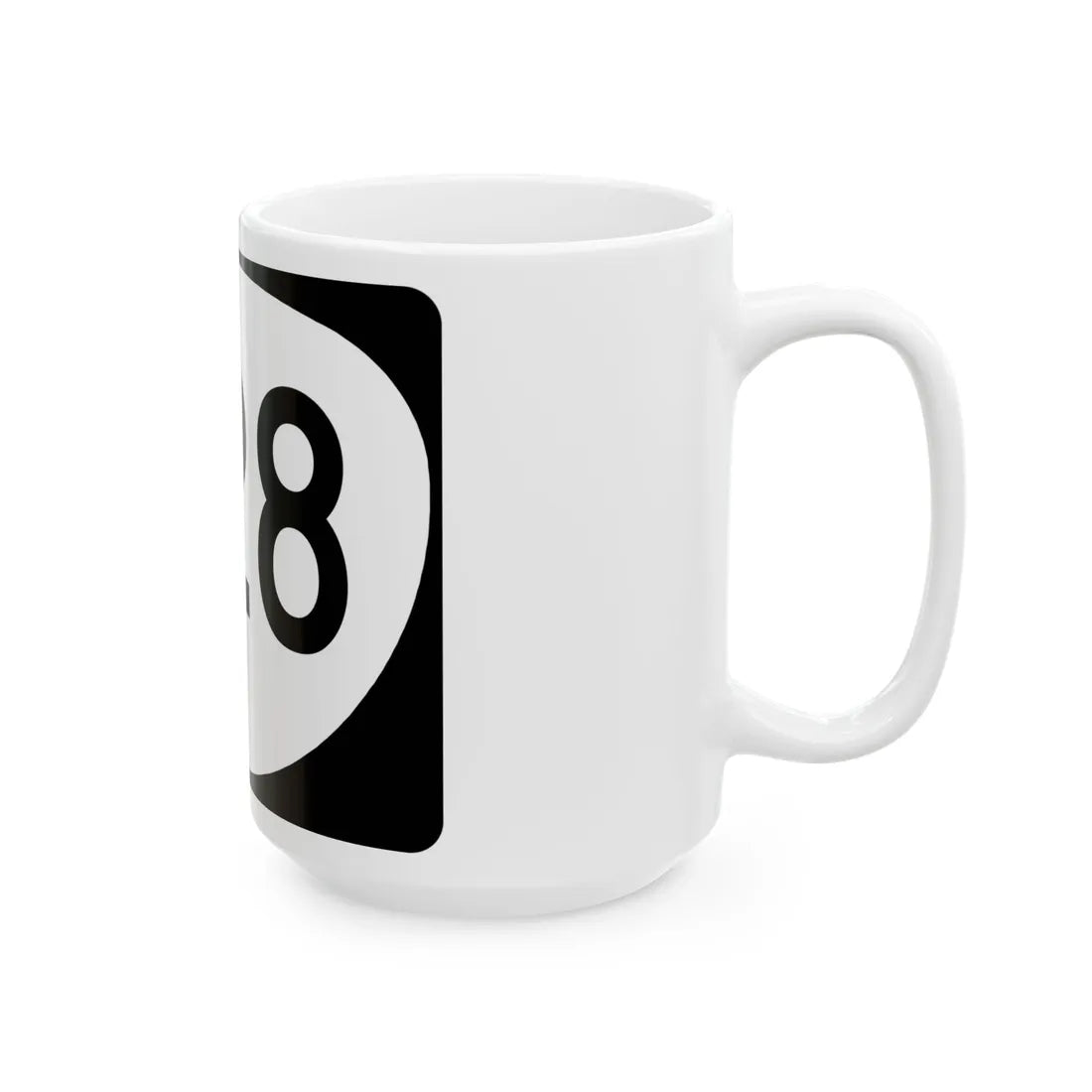 OR 528 (Oregon) (Road Sign) White Coffee Mug - Go Mug Yourself