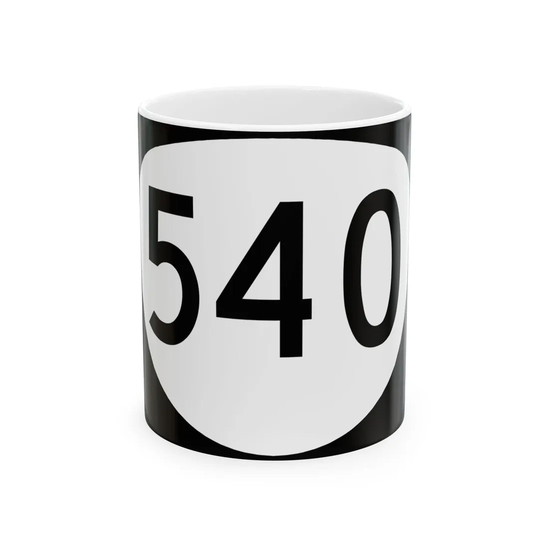 OR 540 (Oregon) (Road Sign) White Coffee Mug 11oz - Go Mug Yourself