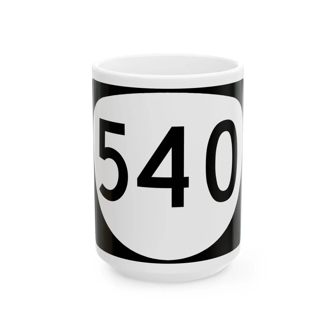 OR 540 (Oregon) (Road Sign) White Coffee Mug 15oz - Go Mug Yourself