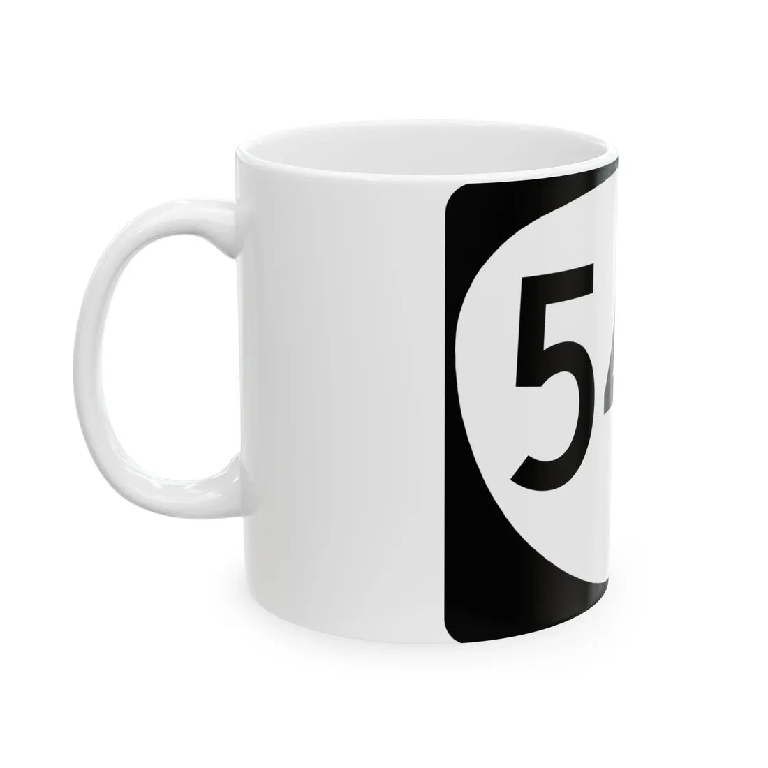 OR 540 (Oregon) (Road Sign) White Coffee Mug - Go Mug Yourself