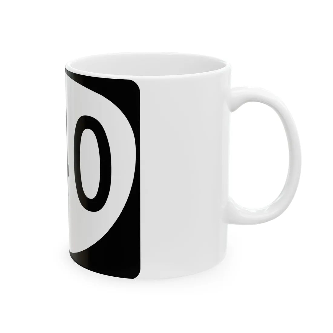 OR 540 (Oregon) (Road Sign) White Coffee Mug - Go Mug Yourself