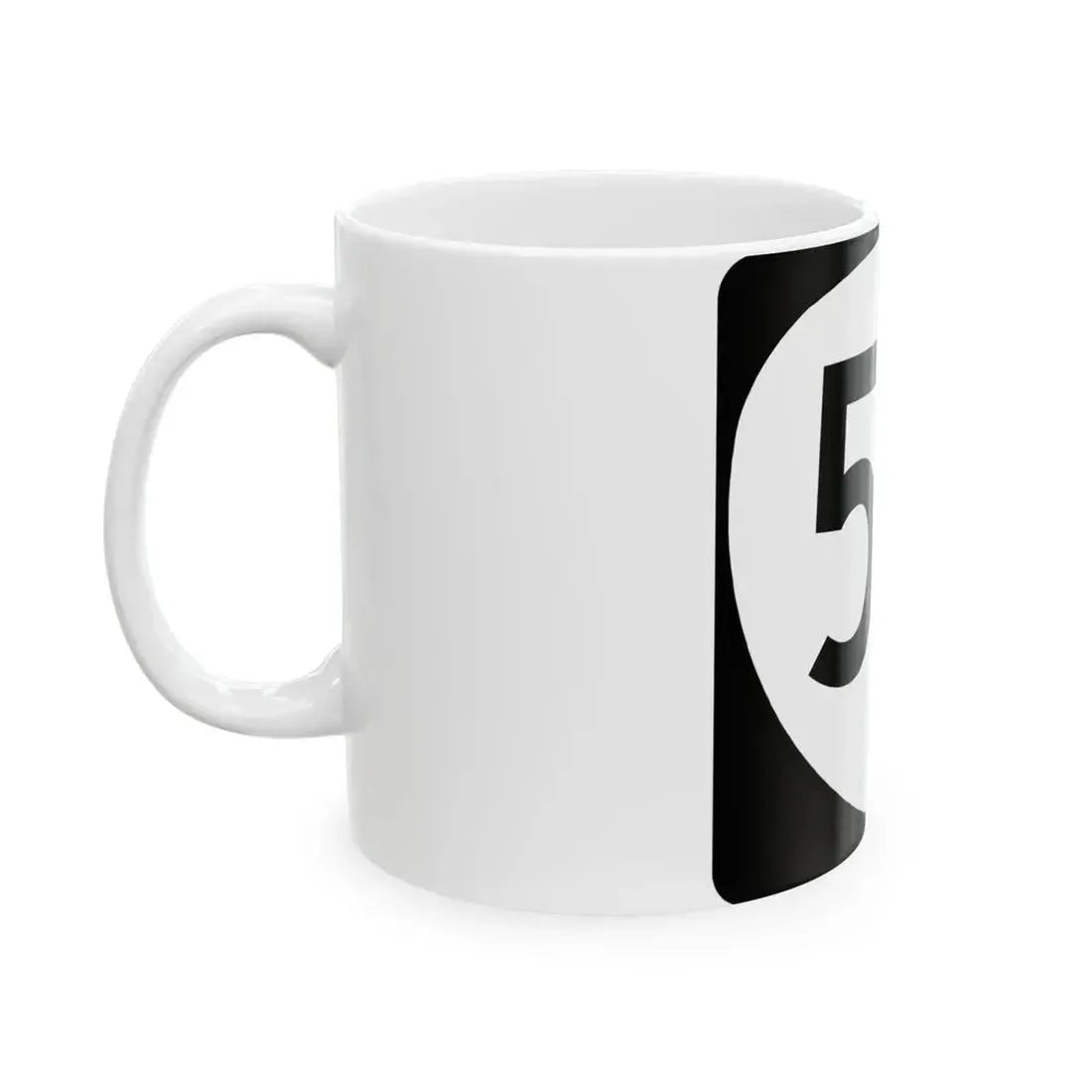 OR 58 (Oregon) (Road Sign) White Coffee Mug - Go Mug Yourself