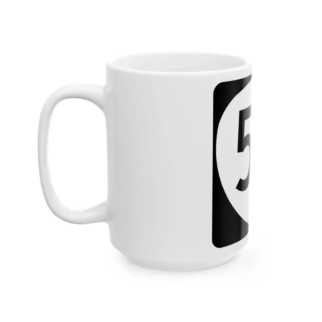 OR 58 (Oregon) (Road Sign) White Coffee Mug - Go Mug Yourself