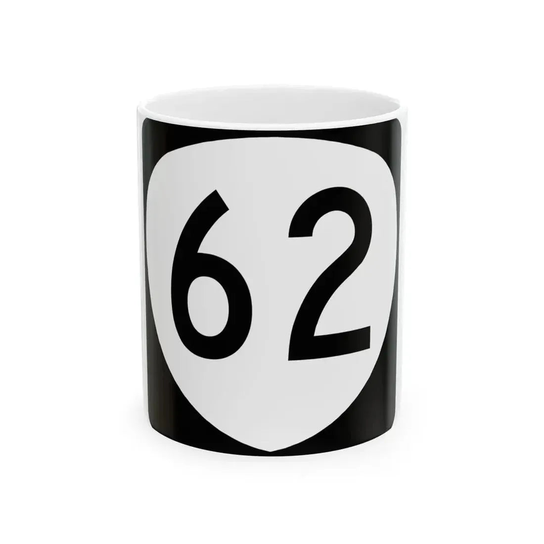 OR 62 (Oregon) (Road Sign) White Coffee Mug 11oz - Go Mug Yourself