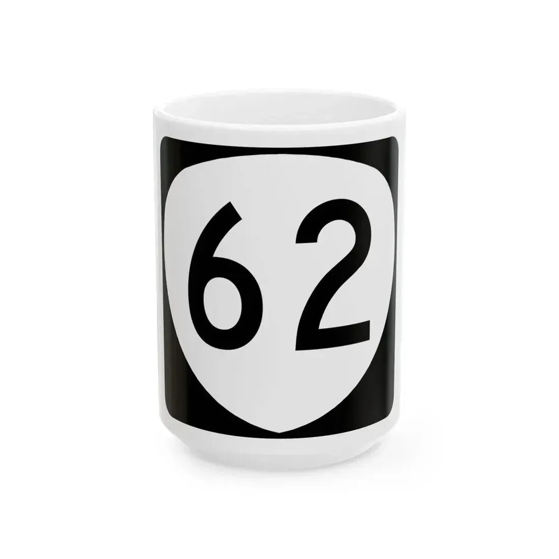 OR 62 (Oregon) (Road Sign) White Coffee Mug 15oz - Go Mug Yourself