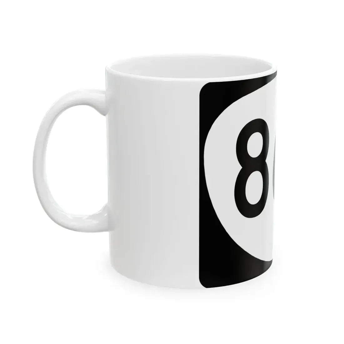 OR 86S (Oregon) (Road Sign) White Coffee Mug - Go Mug Yourself