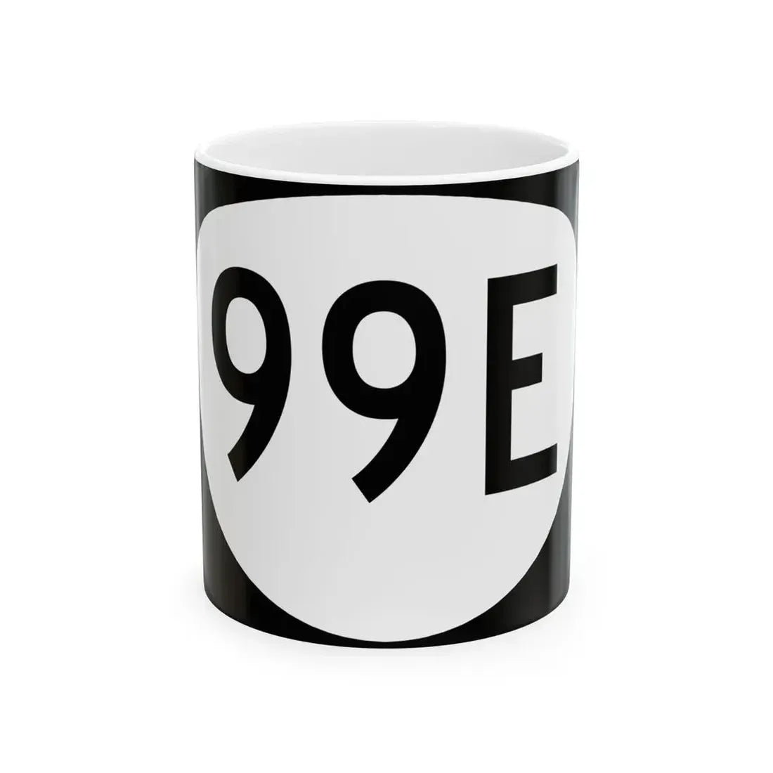 OR 99E (Oregon) (Road Sign) White Coffee Mug 11oz - Go Mug Yourself