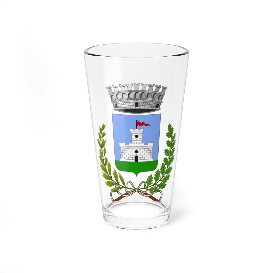 Orero-Stemma (Italy) (Coat of Arms) Pint Glass 16oz 16oz - Go Mug Yourself
