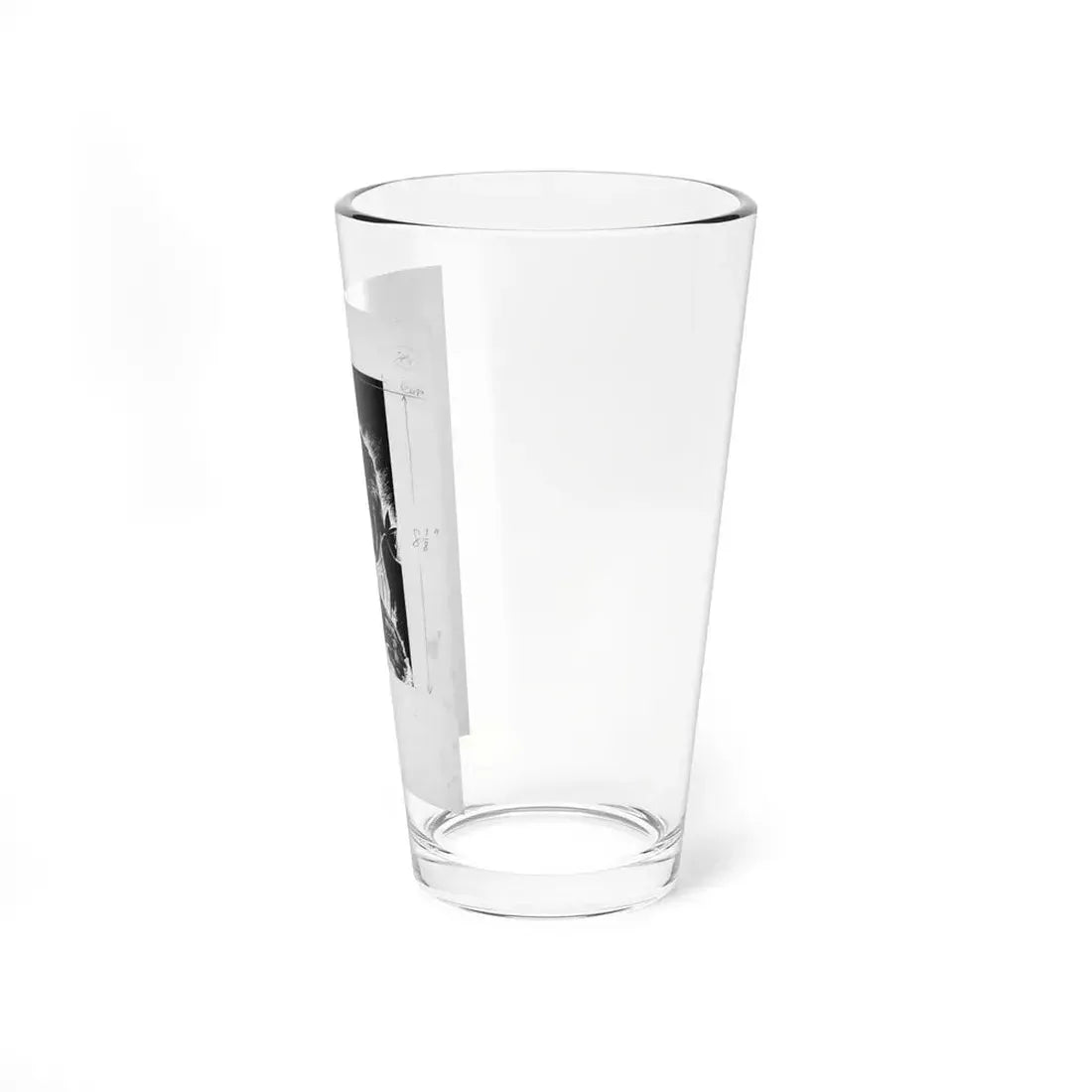 Original Art Illustration (undated) (Magazine Illustration) Pint Glass 16oz - Go Mug Yourself