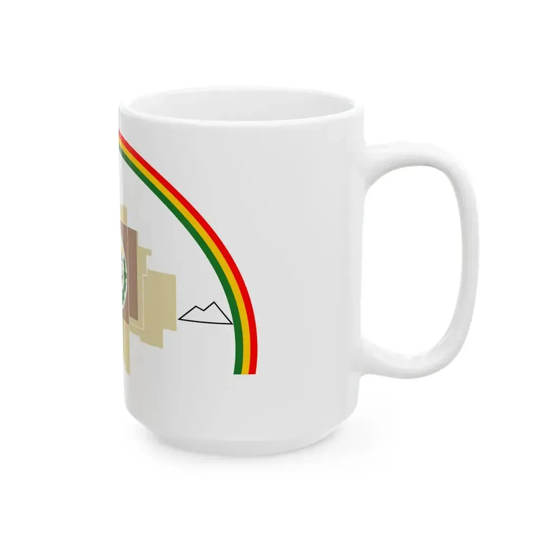 Original flag of Navajo Nation (United States) White Coffee Mug - Go Mug Yourself