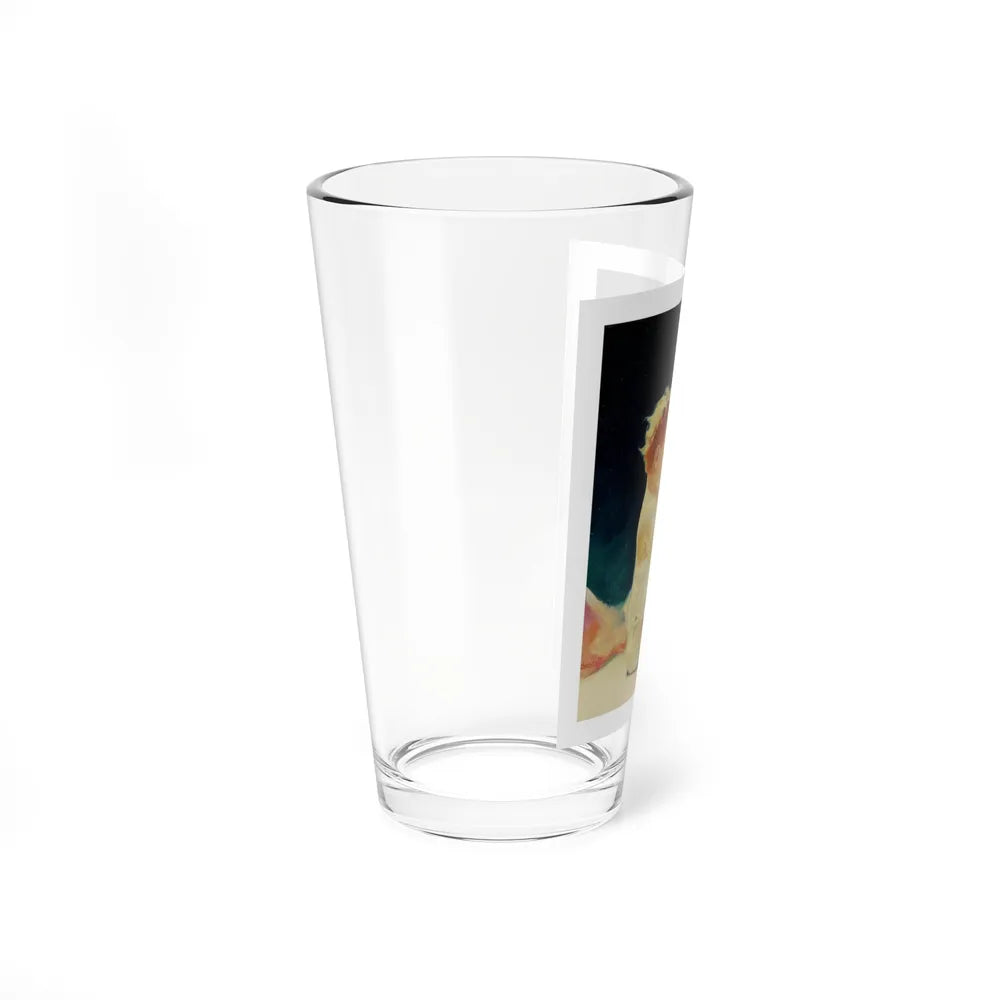 Original Illustration (c.1930) Published as a calendar (Magazine Illustration) Pint Glass 16oz - Go Mug Yourself