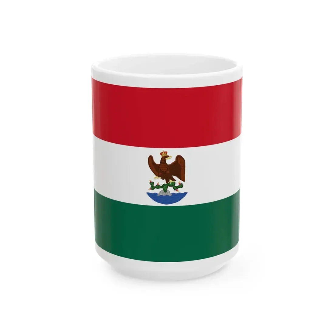 Original Imperial Flag Proposal 1821 (Belize) White Coffee Mug 15oz - Go Mug Yourself