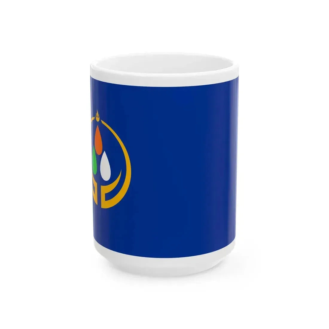 Orkhon Aimag Flag (Mongolia) White Coffee Mug 15oz - Go Mug Yourself
