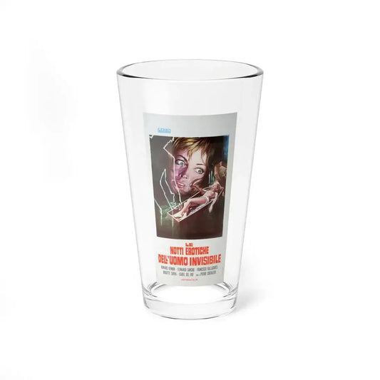 ORLOFF AGAINST THE INVISIBLE MAN (ITALIAN) 1970 Movie Poster - Pint Glass 16oz 16oz - Go Mug Yourself