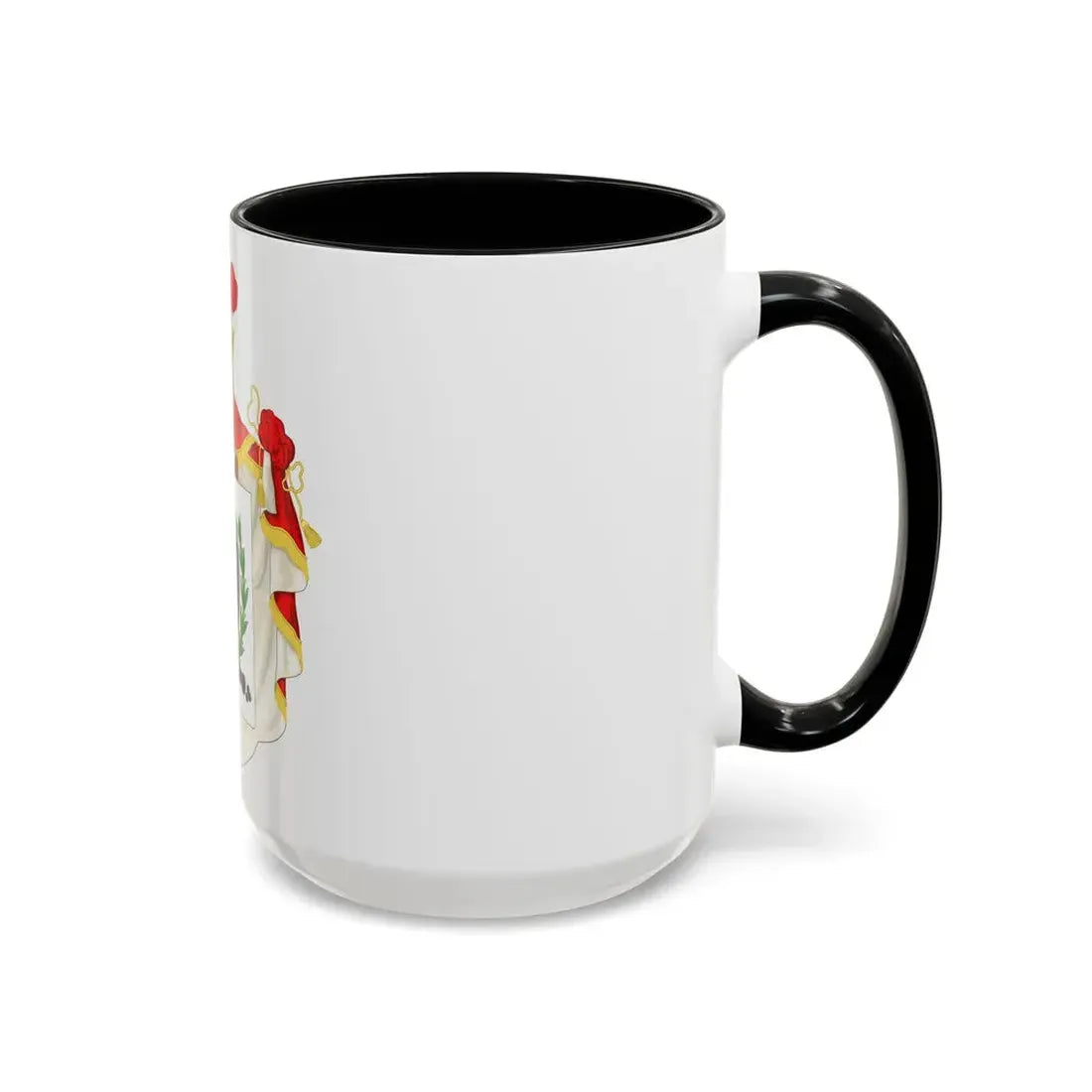 Ornamented Coat of Arms of Chile (1819-1834) Cerro Castillo Version - Accent Coffee Mug - Go Mug Yourself