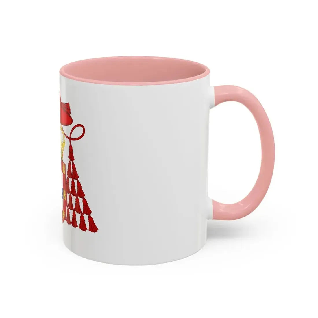 Ornamented Royal Coat of Arms of Cardinal Henry I of Portugal - Accent Coffee Mug - Go Mug Yourself