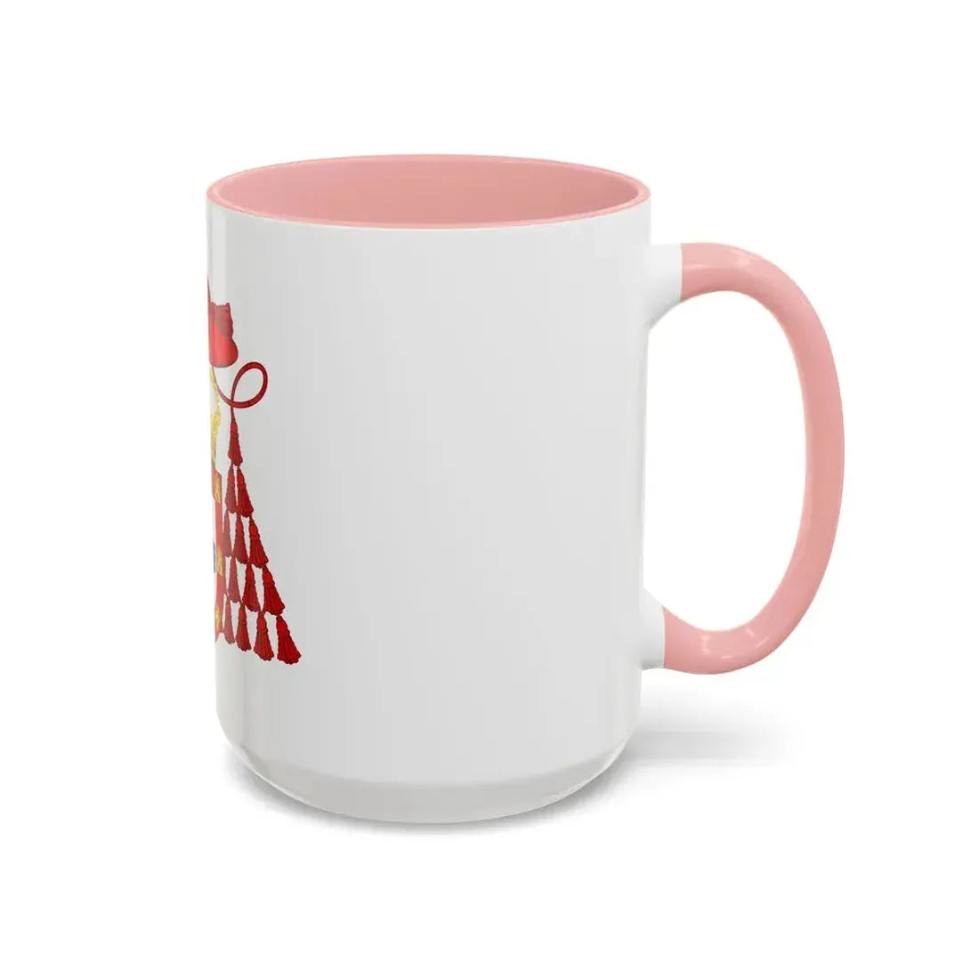 Ornamented Royal Coat of Arms of Cardinal Henry I of Portugal - Accent Coffee Mug - Go Mug Yourself