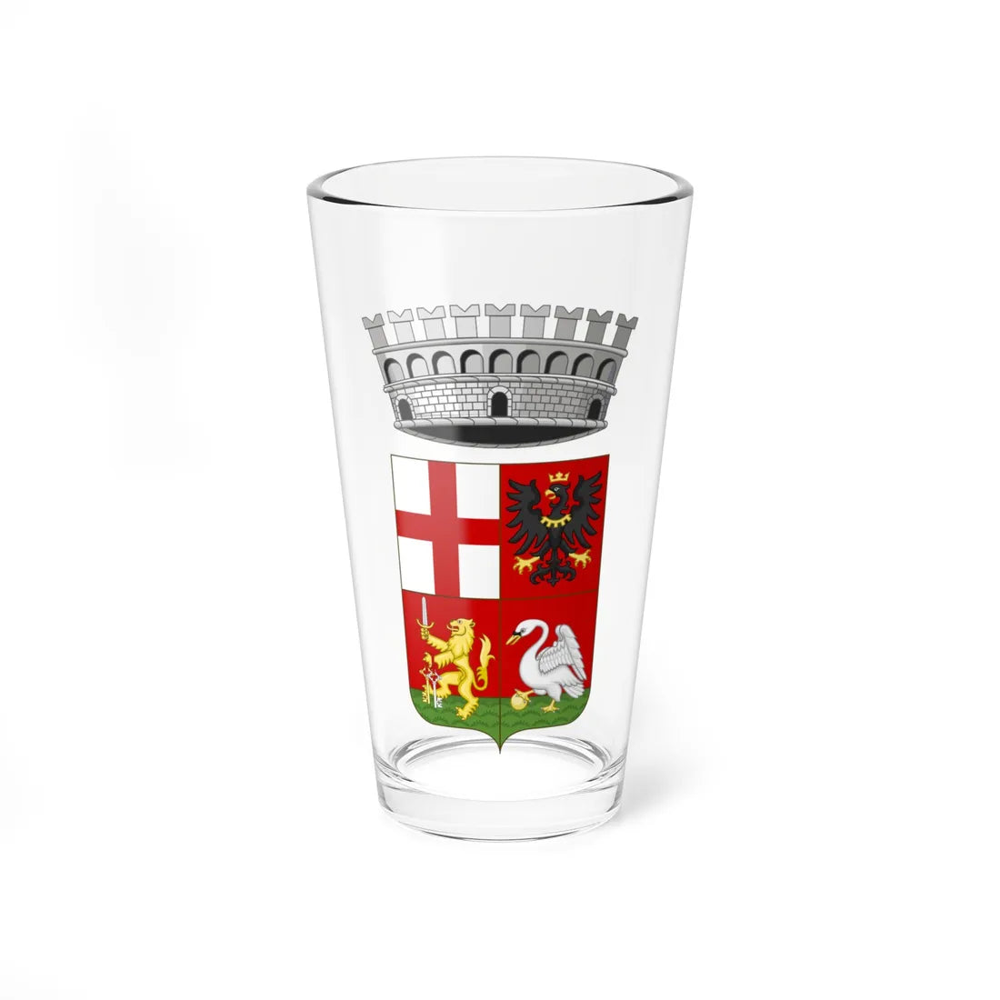 Orvieto-Stemma (Italy) (Coat of Arms) Pint Glass 16oz 16oz - Go Mug Yourself