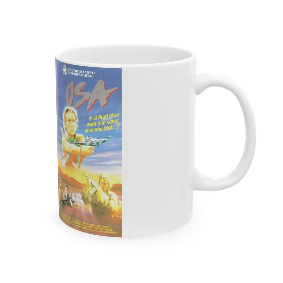 OSA (VHS COVER) - White Coffee Mug - Go Mug Yourself
