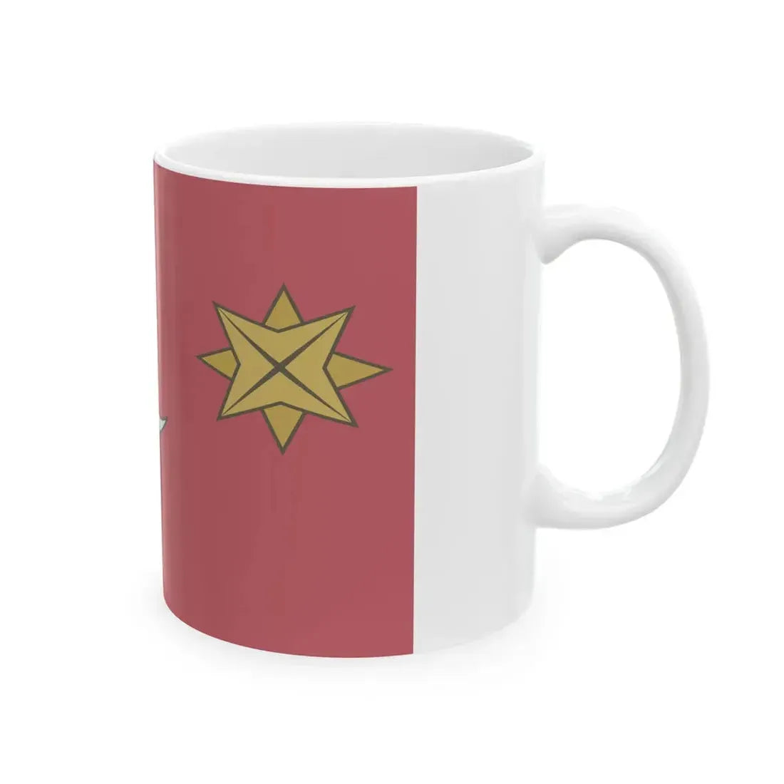 Ottoman army banner as rendered by Hochenleitter 1788 (Oman) White Coffee Mug - Go Mug Yourself