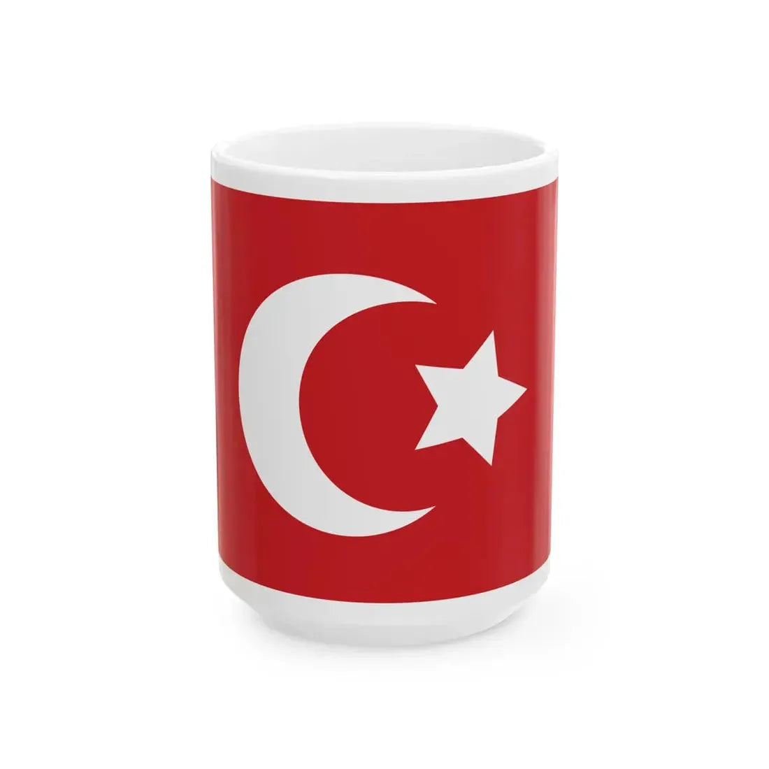 Ottoman flag alternative (Oman) White Coffee Mug 15oz - Go Mug Yourself