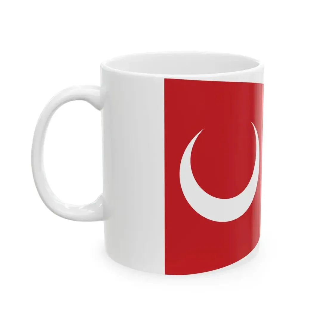 Ottoman flag by Hieronymus Bosch (Oman) White Coffee Mug - Go Mug Yourself