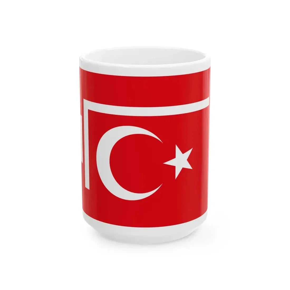 Ottoman War Flag (Oman) White Coffee Mug 15oz - Go Mug Yourself