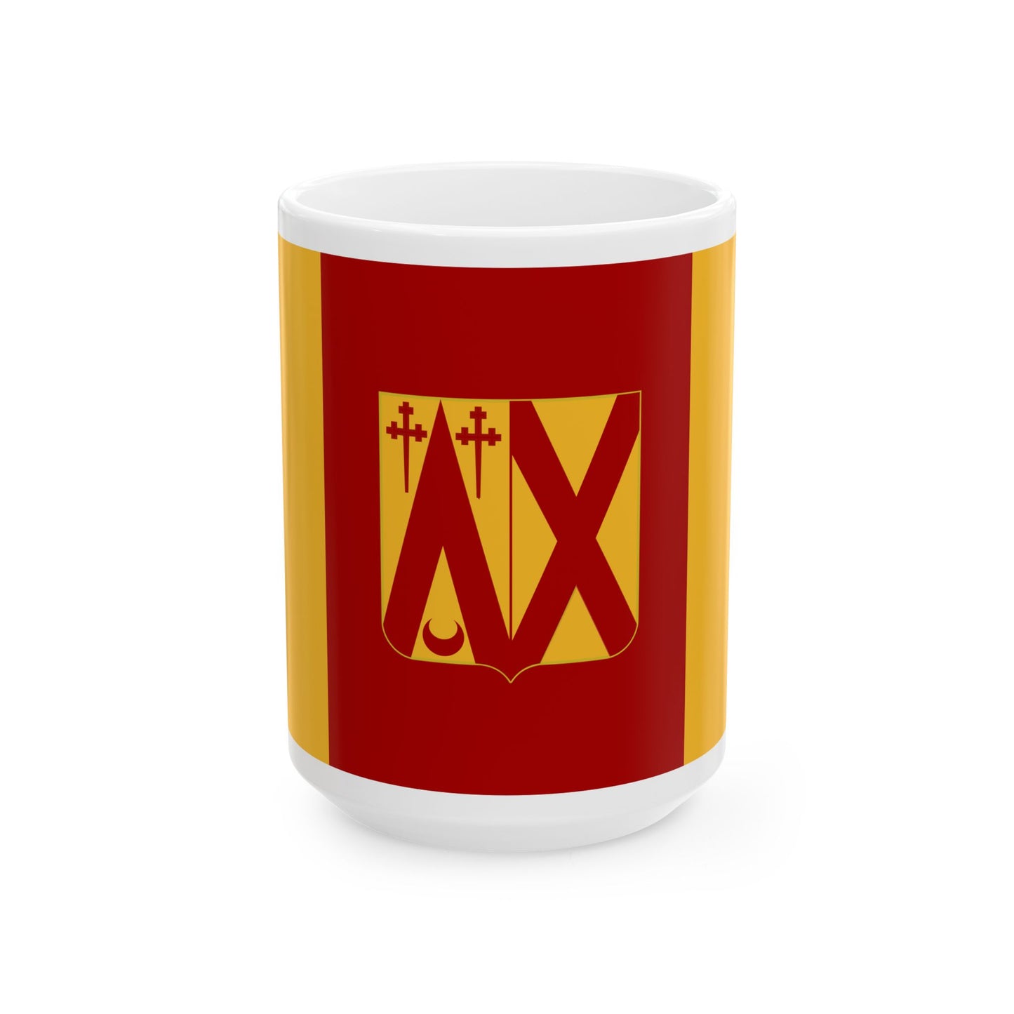 Oud-Heverlee vlag (Belgium) White Coffee Mug-15oz-Go Mug Yourself