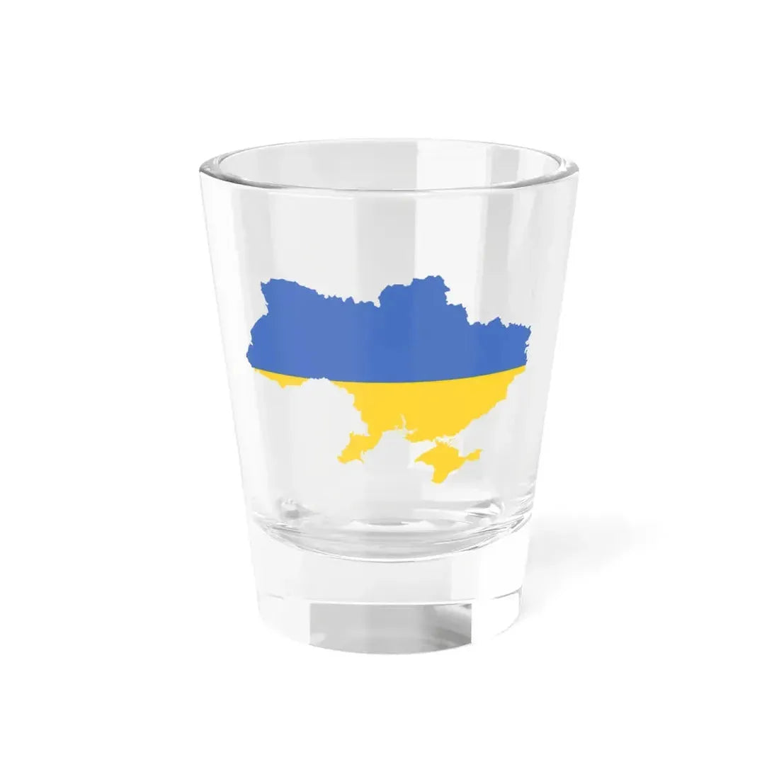 Outline of Ukraine (Ukraine) Shot Glass 1.5oz 1.5oz - Go Mug Yourself