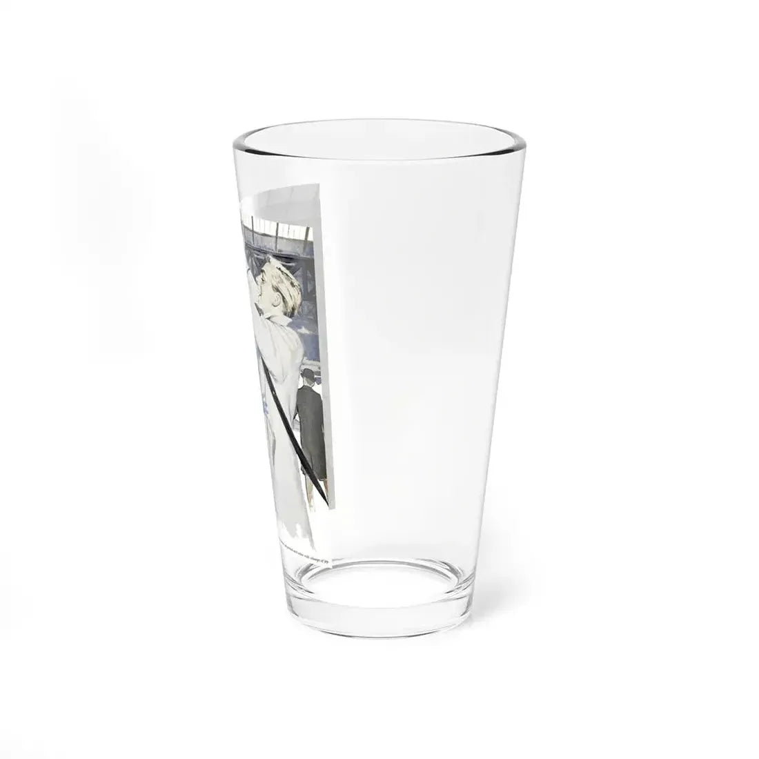 Over The Garden Wall, Woman's Day, May 1959 (Magazine Illustration) Pint Glass 16oz - Go Mug Yourself