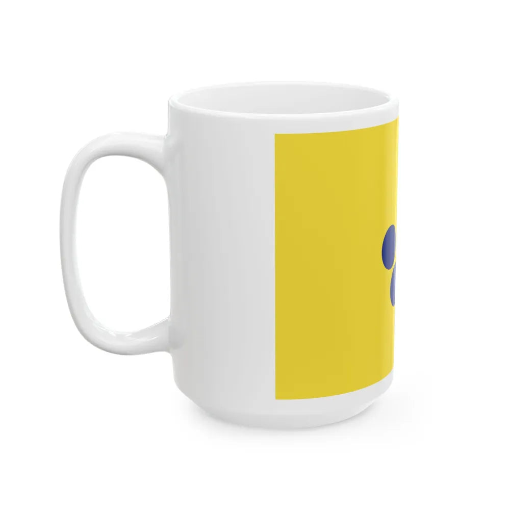 Overijse vlag (Belgium) White Coffee Mug - Go Mug Yourself
