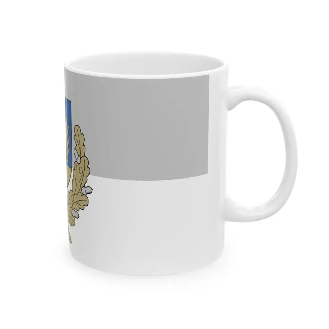 Ozolnieku novads flag (Latvia) White Coffee Mug - Go Mug Yourself