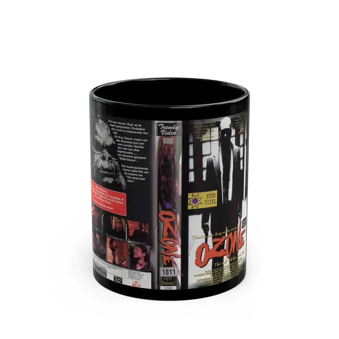 OZONE (VHS COVER) - Black Coffee Mug 11oz - Go Mug Yourself