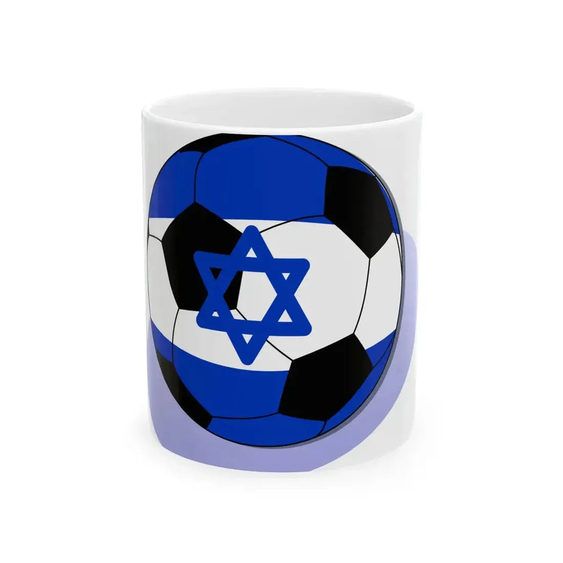P Football Israel (Israel) White Coffee Mug 11oz - Go Mug Yourself